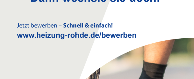 Du trittst auf der Stelle? Dann wechsle sie doch!